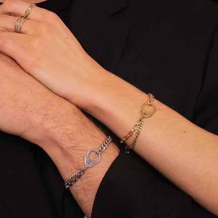 Bracelet Alex M - UNISEX - menotte 20+3cm
