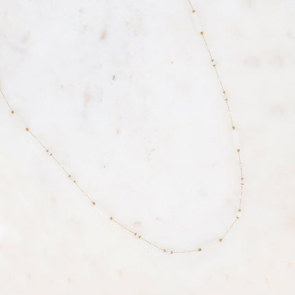 Sautoir - pierre naturelles, cylindre et ronde