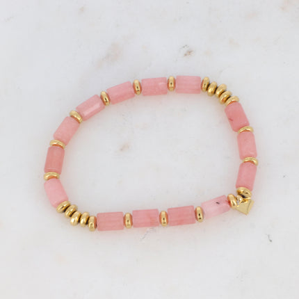 Bracelet élastique avec pierres naturelles