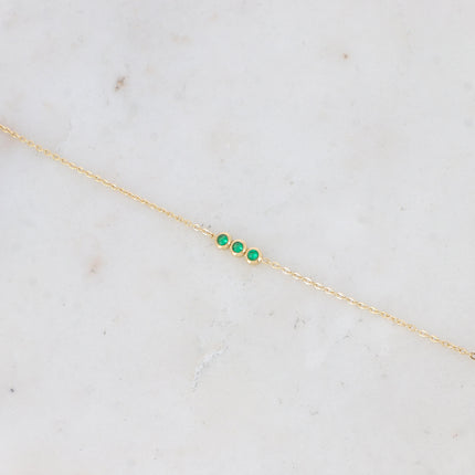 Bracelet Mizano - 3 oxydes de zirconium