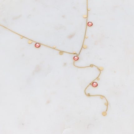 Collier Khalissa Y - cristaux Swarovski® PP20