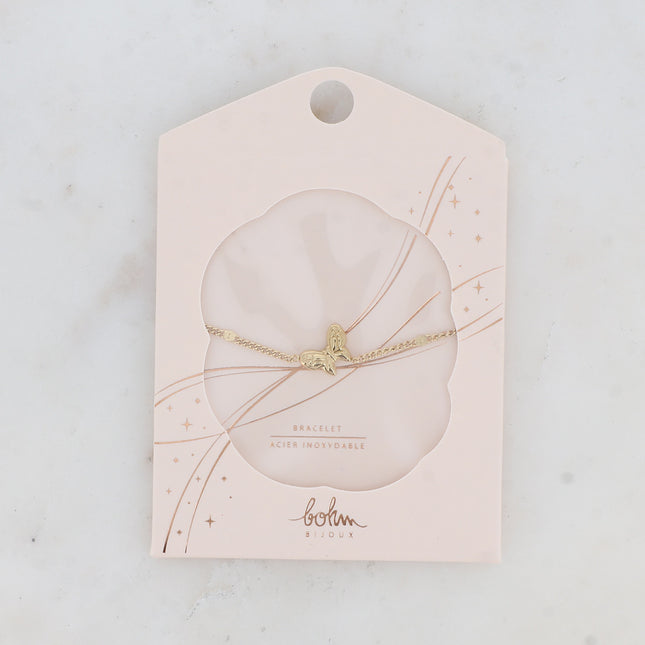 Savina Bracelet - Textured Butterfly