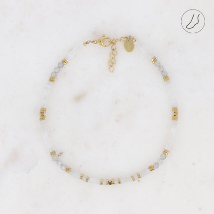 Cybelle anklet - natural stones
