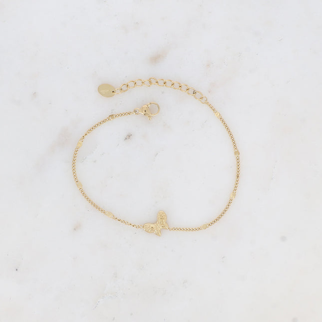 Savina Bracelet - Textured Butterfly