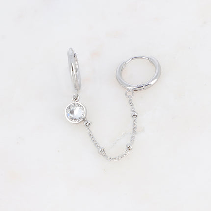 Mono-Créoles Ayla - cristal Swarovski®