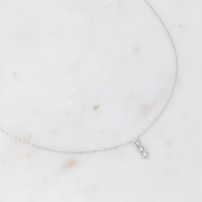 Collier Mizano - 3 oxydes de zirconium