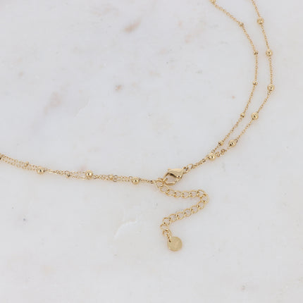 Collier Dao - soleil, boules, cristal pp30