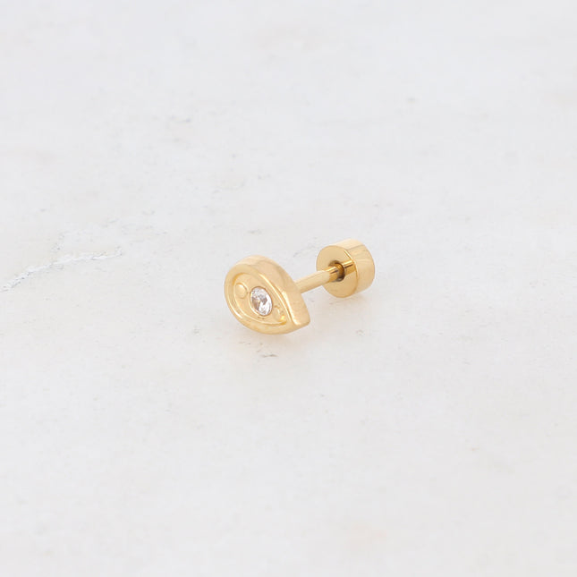 Piercing - goutte et oxyde de zirconium