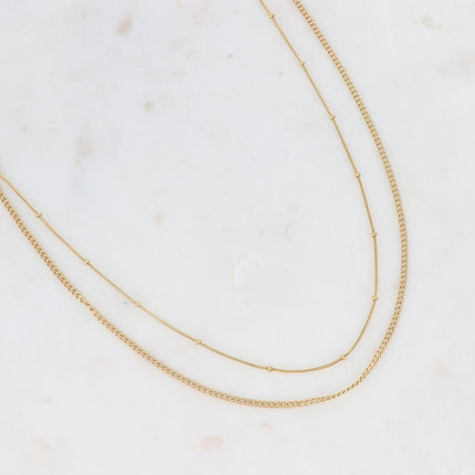 Collier 2 rangs Aniela
