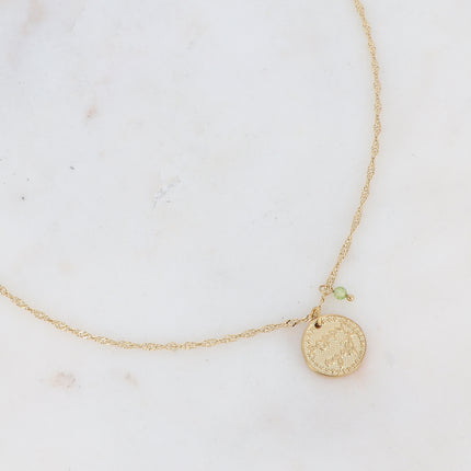 Fleury Necklace - Flower and Birth Month
