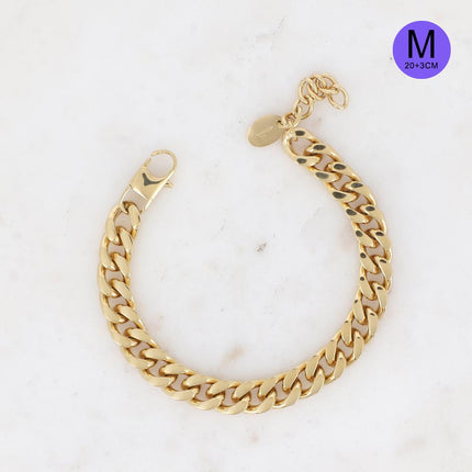 Bracelet UNISEX Kaja M - maille gourmette 20+3CM