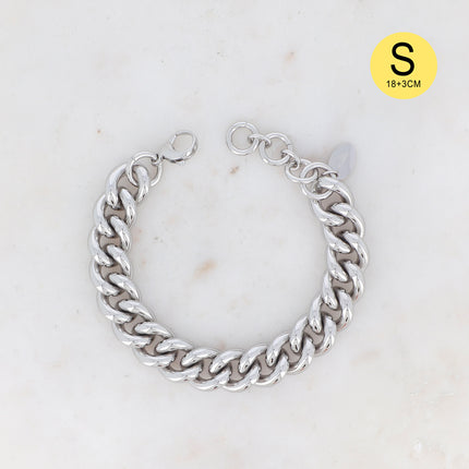 Cooper S Bracelet - Unisex, thick link 21 cm