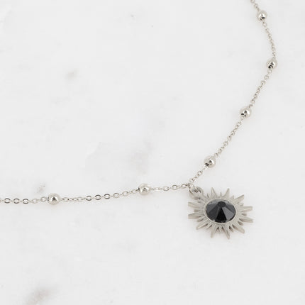 Collier Siloané - soleil et cristaux Swarovski®