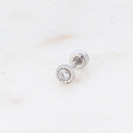 Piercing avec oxyde de zirconium