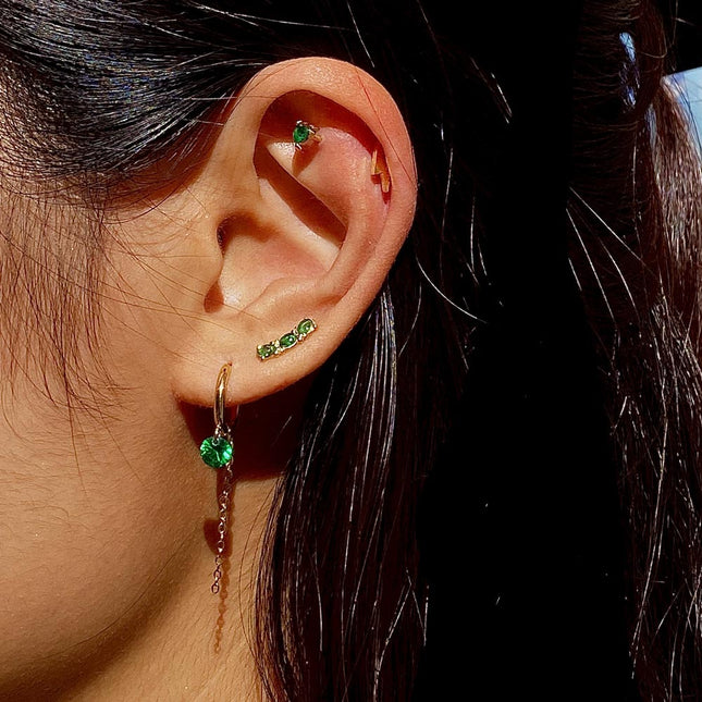 Piercings avec éclair