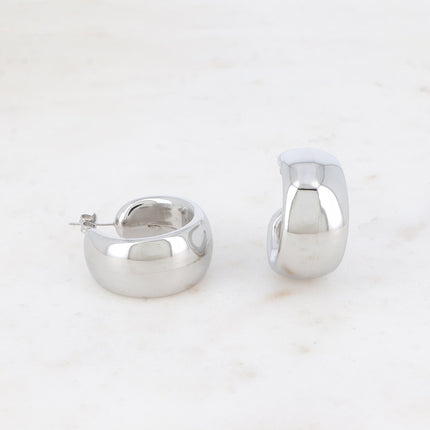Créoles bombées 30mm