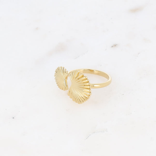 Bague Aéline - double feuillage