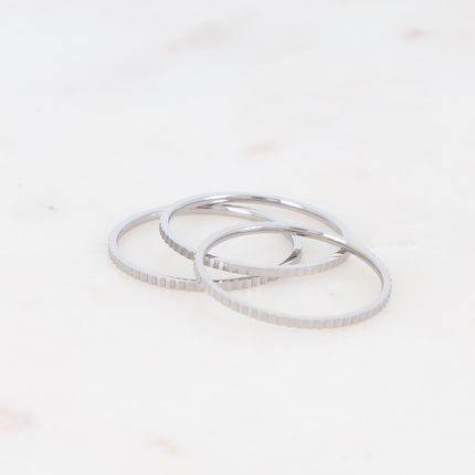 Bagues Ringues martelées