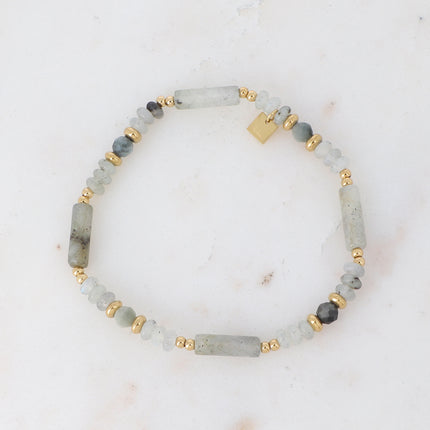 Bracelet Anema élastique avec pierre naturelle