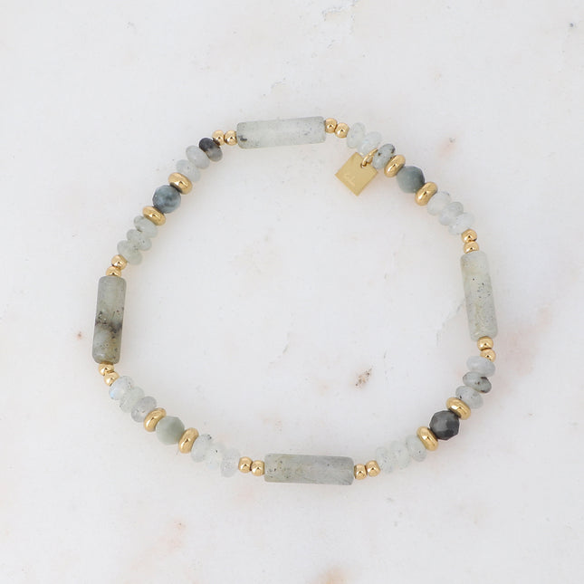 Bracelet Anema élastique avec pierre naturelle