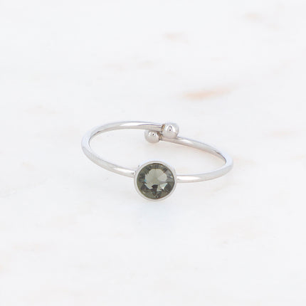Bague fine Ally - cristal Swarovski®