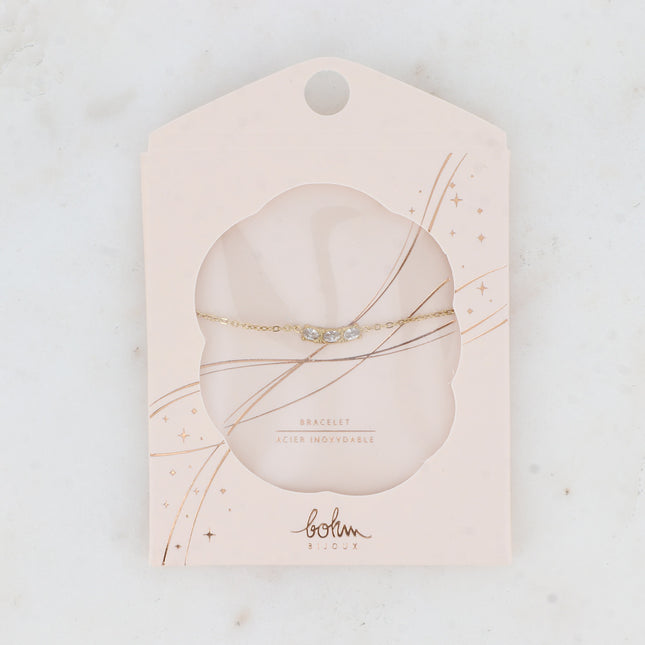 Bracelet Erica - 3 oxydes de zirconium