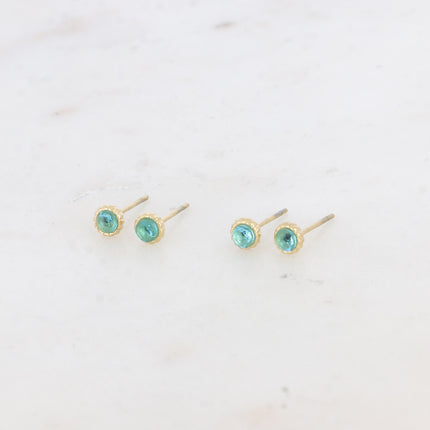 Boucles puces - oxydes de zirconium