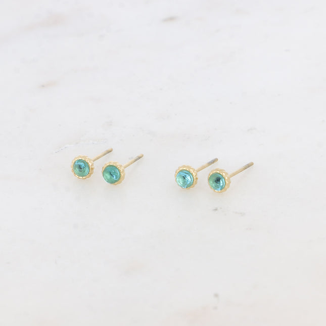 Boucles puces - oxydes de zirconium