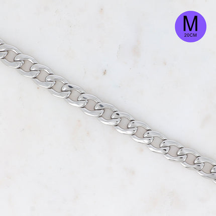 Bracelet UNISEX - maille gourmette 20 CM