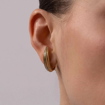 Manchettes de lobe Gabrielle - 4 rainures