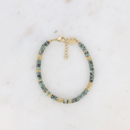 Bracelet Olivine avec pierres