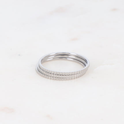 Bagues Ringues martelées