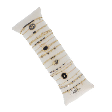 Set of 16 bracelets - gold - average price of €5.50/pc