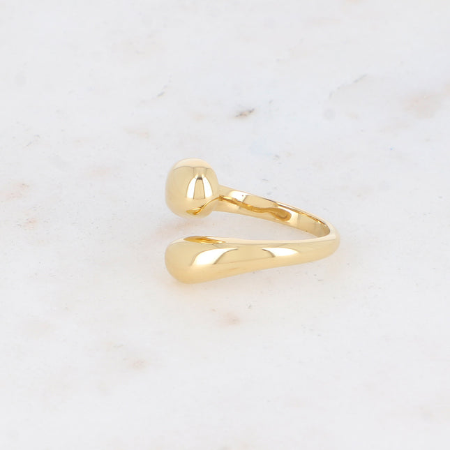 Bague Jeannie - lignes bombées entrecroisées