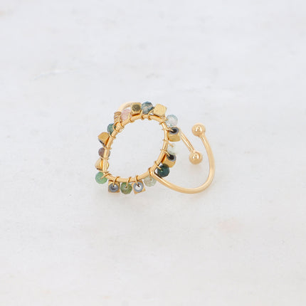 Bague Gloria avec pierres naturelles