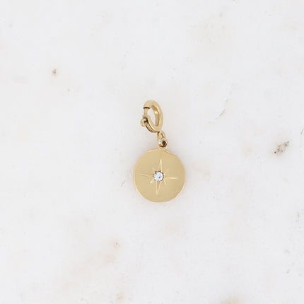 Charm Amane petit - étoile et oxyde de zirconium