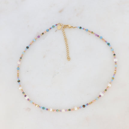 Collier Pricia avec pierres naturelles