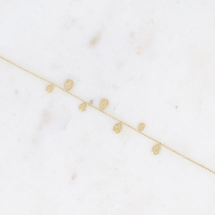 Bracelet Zia - mini gouttes texturées