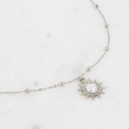 Collier Siloané - soleil et cristaux Swarovski®