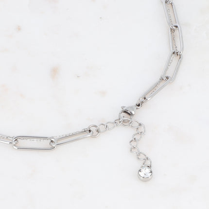 Collier Pénéllie - maille et chaîne fine