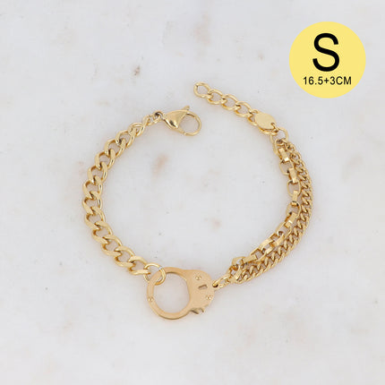 Bracelet Alex S - UNISEX - menotte 16,5+3cm
