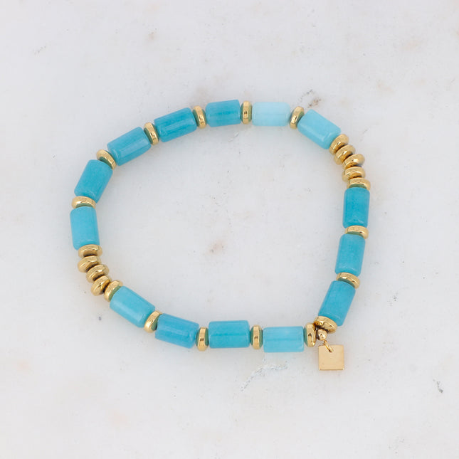 Bracelet élastique avec pierres naturelles