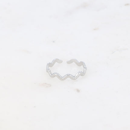 Bague Vuaggy - zigzag strié