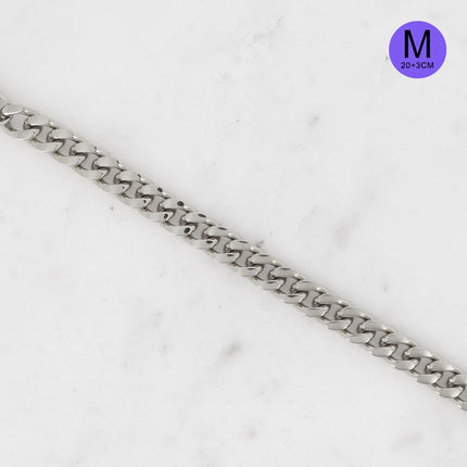 Bracelet UNISEX Kaja M - maille gourmette 20+3CM