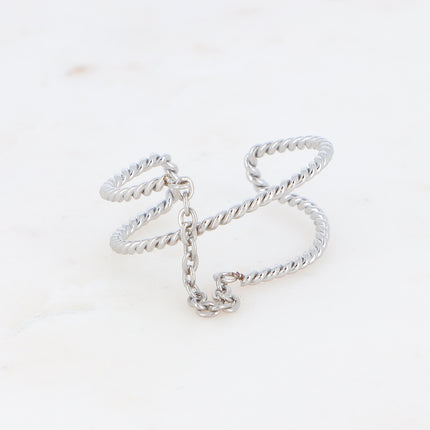 Bague torsadée BMR1251