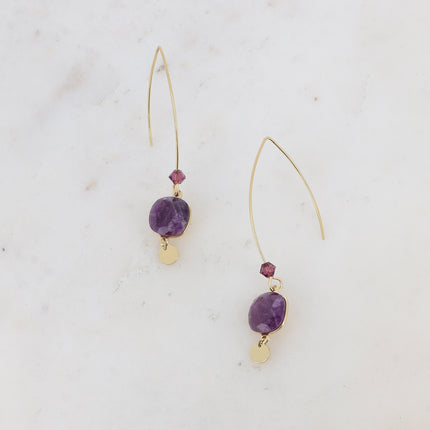 Boucles Aléa Stone - pierres naturelles et cristaux