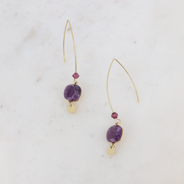 Boucles Aléa Stone - pierres naturelles et cristaux