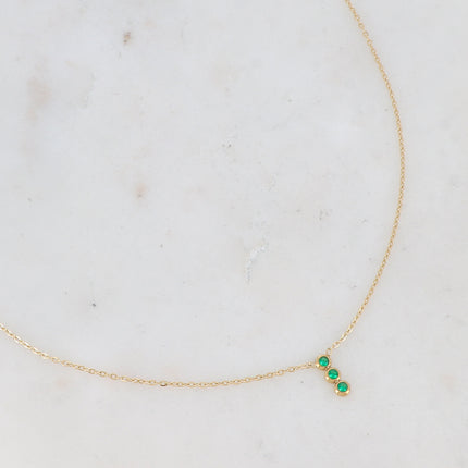 Collier Mizano - 3 oxydes de zirconium