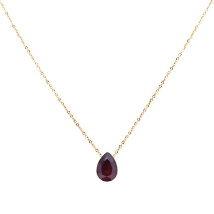 Collier Bertille - goutte et cristaux Swarovski®