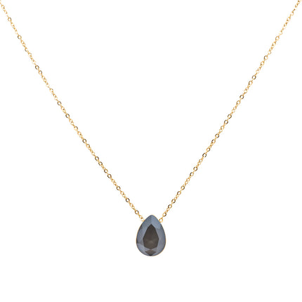 Collier Bertille - goutte et cristaux Swarovski®